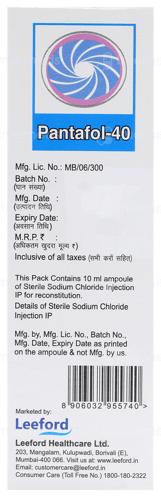 Pantafol 40 Injection 1